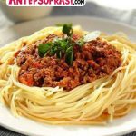 Spagetti Bolognese Tarifi